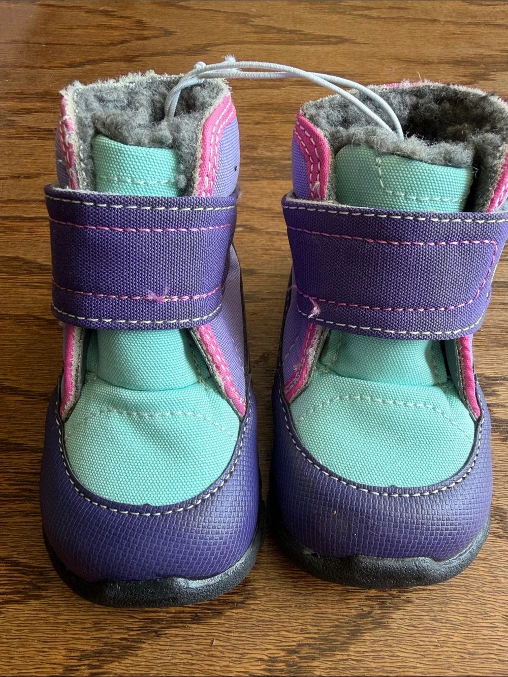 See Kai Run Purple and Pink Insulated Kids Boots